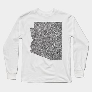 Arizona Map Long Sleeve T-Shirt